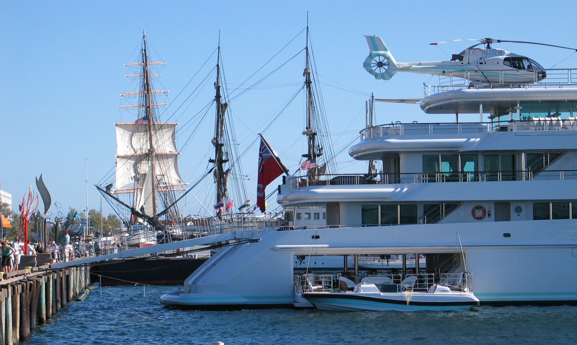 superyacht in san diego